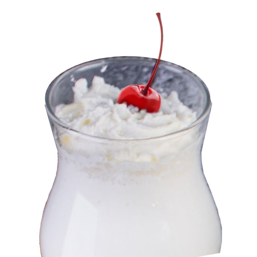 Молочный коктейль с сиропом на выбор